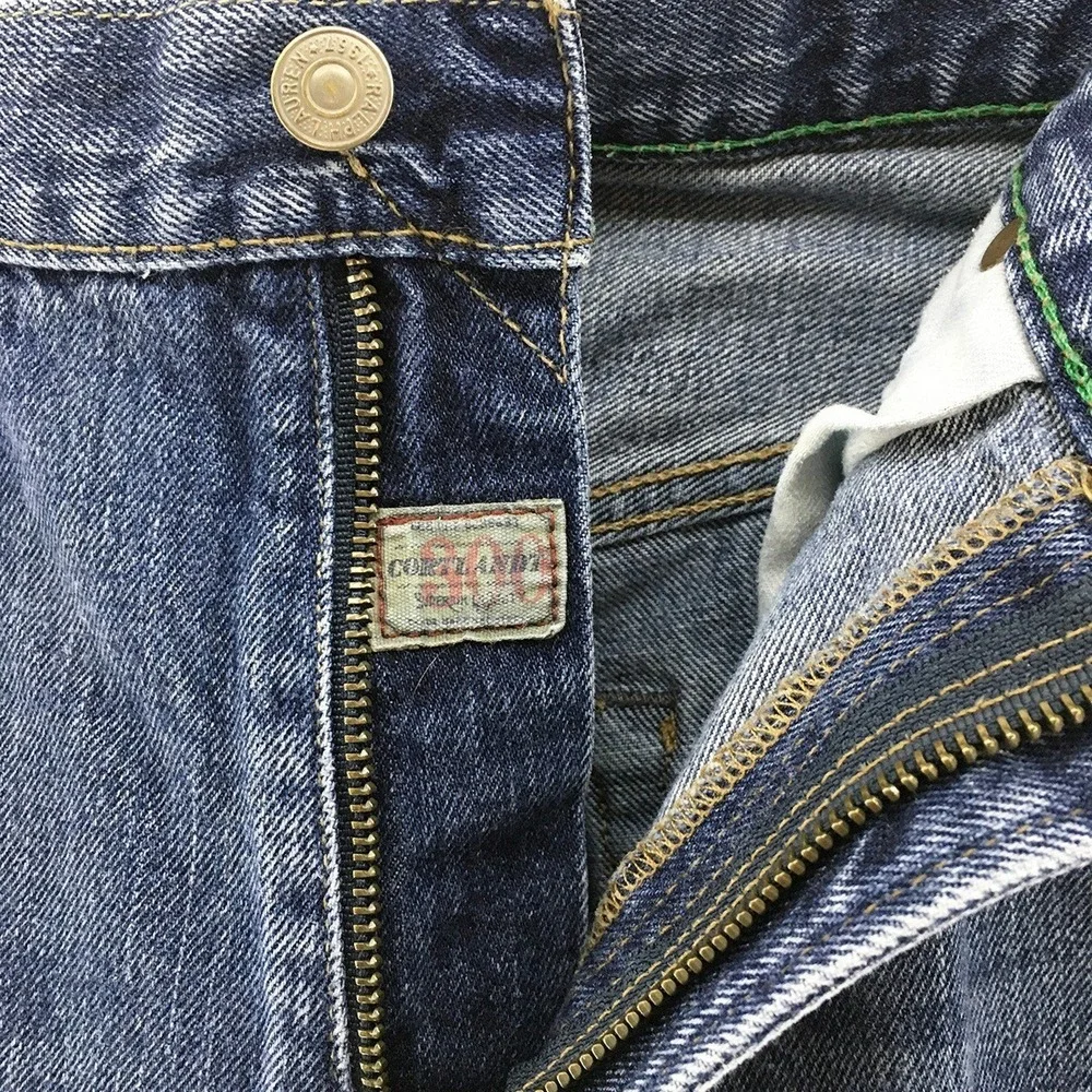 POLO RALPH LAUREN Cortlandt Straight‎ Leg Jeans • Men's 33 x 32 • blue denim